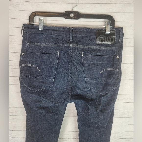 GSTAR DENIM NEW RADAR HIGH WAIST SKINNY DENIM, sz 30x30 - Picture 9 of 15